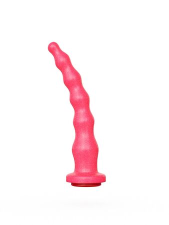 Розовый гелевый анальный стимулятор - 20 см.